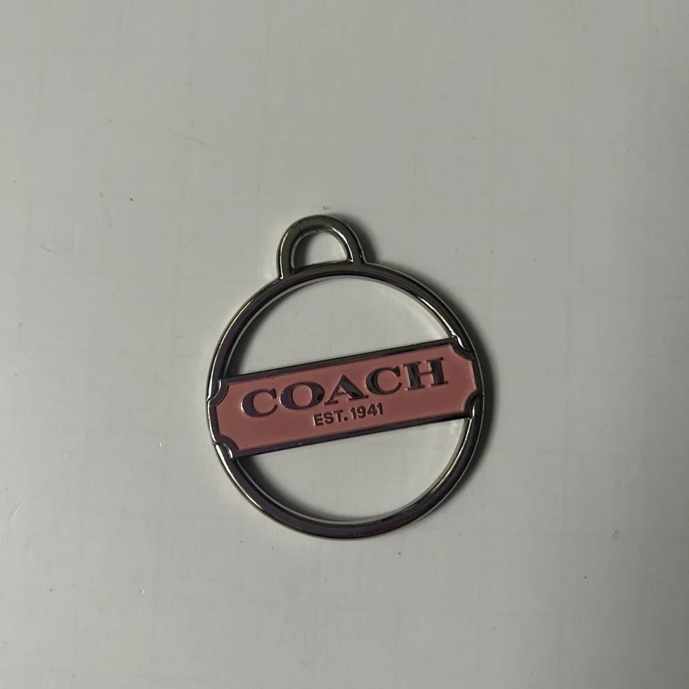 COACH METAL BAG CHARM